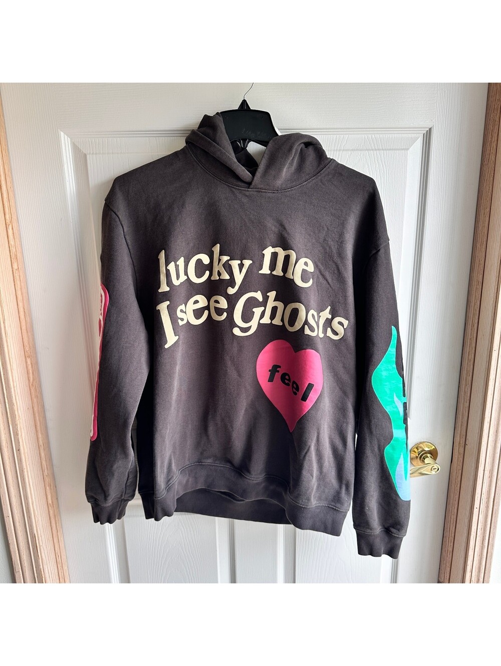 Kids See Ghosts Lucky Me I See Ghosts Hoodie Camp Flog Gnaw XL